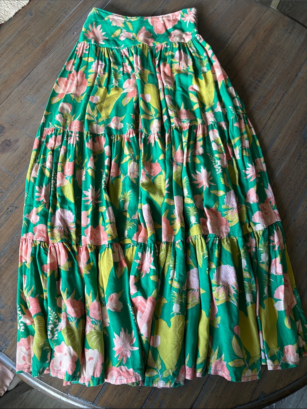 Natural Life size S Hanna floral maxi skirt with Old Navy S top - Picture 3 of 16
